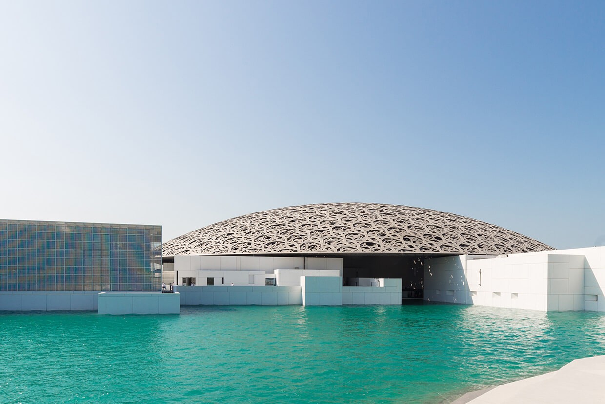 Louvre Museum Abu Dhabi - Automatic revolving doors type K41 from Blasi ...