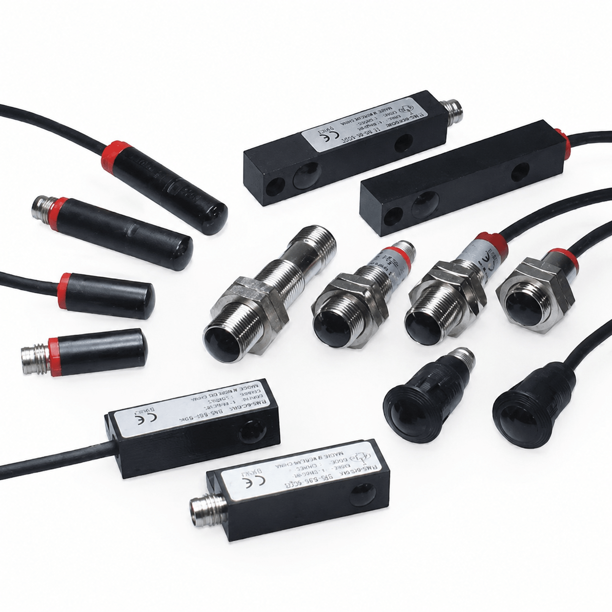 Light Barrier kit showing a bunch of parts from BLASI