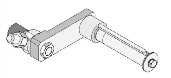 BL 229 STD - GEARBOX SHAFT ASSEMBLY WITH STRAP