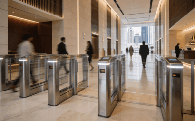 Smart Turnstiles and Speed Gates: Managing High-Traffic Buildings in Dubai Without Compromising Security or User Experience
