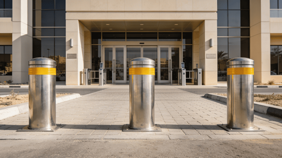 Top 5 Must-Have Features of Automatic Bollards for GCC Security Projects