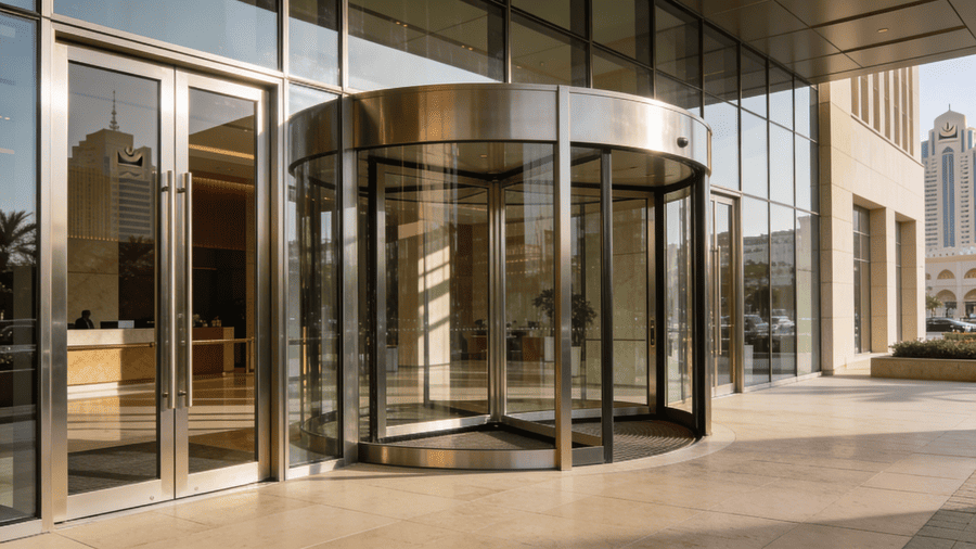 Automatic Revolving Doors in the Middle East: Real Energy Savings or Just Marketing?