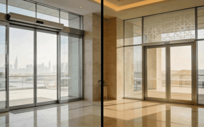 Automatic Swing vs Sliding Doors in UAE: Pros, Cons, Space Planning & Best Applications