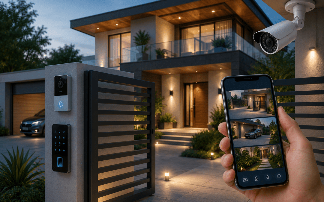 Smart Home Security System With CCTV Camera Video Intercom and Access Control