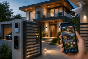 Smart Home Security System With CCTV Camera Video Intercom and Access Control